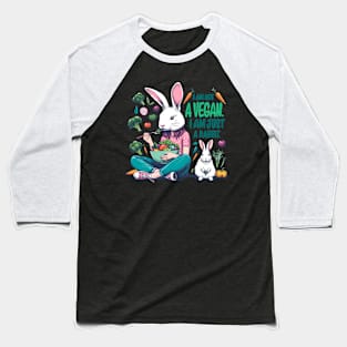 Not Vegan, Just Rabbit Baseball T-Shirt